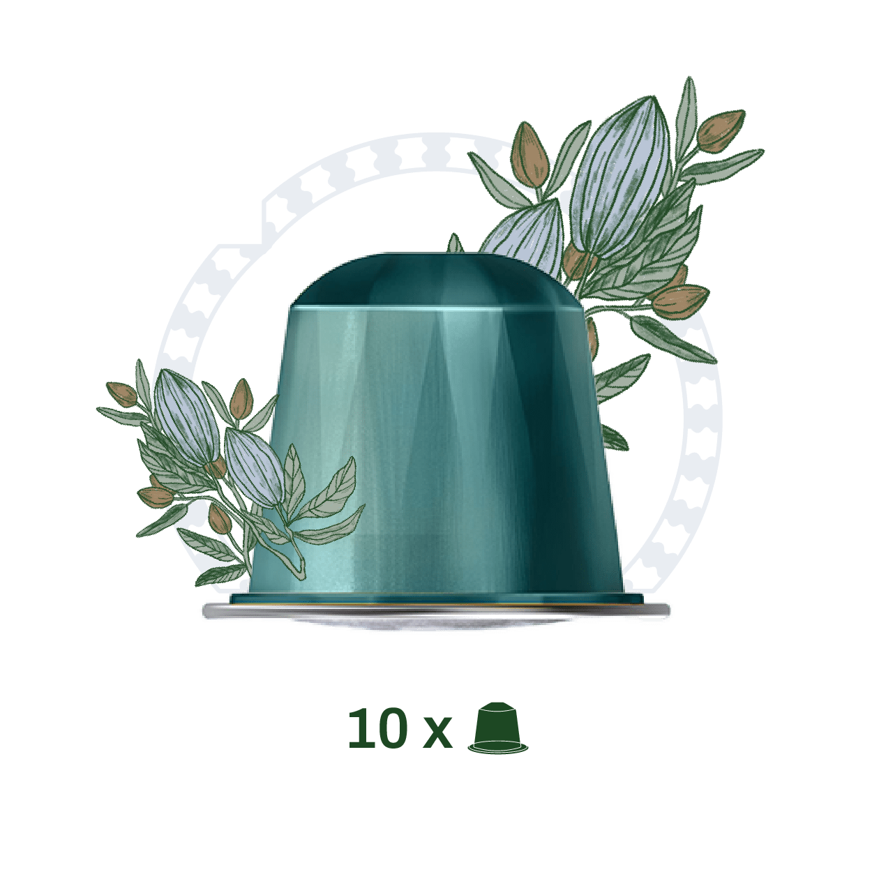 73 by Al Ameed Brazil Specialty Espresso Capsules, single origin medium roast for Espresso machines