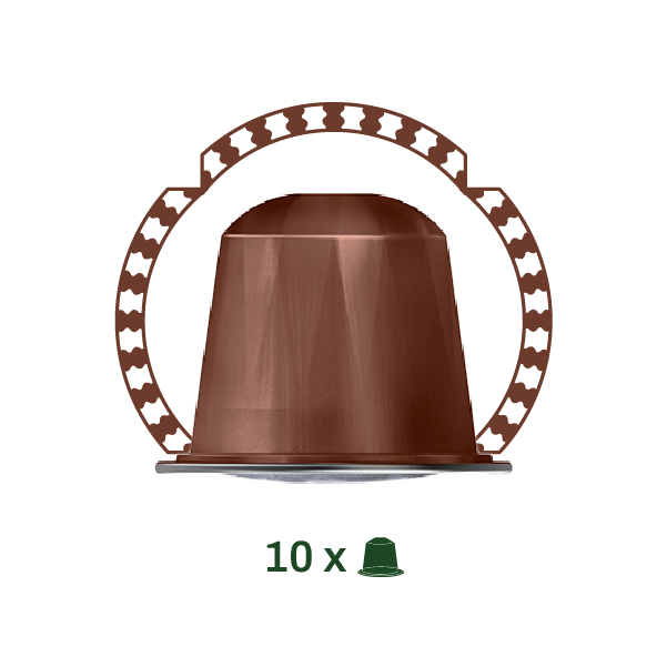 73 by Al Ameed Hazelnut Espresso Capsules, rich nutty flavor for Espresso machines