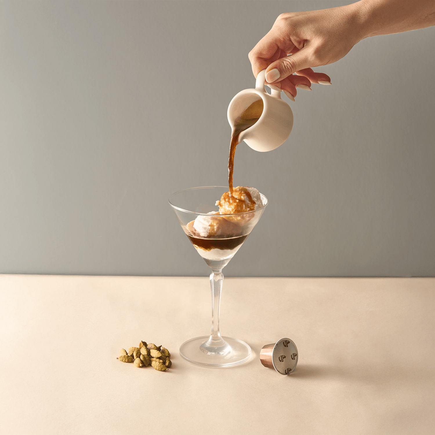Cardamom Espresso Affogato - 73 by Al Ameed