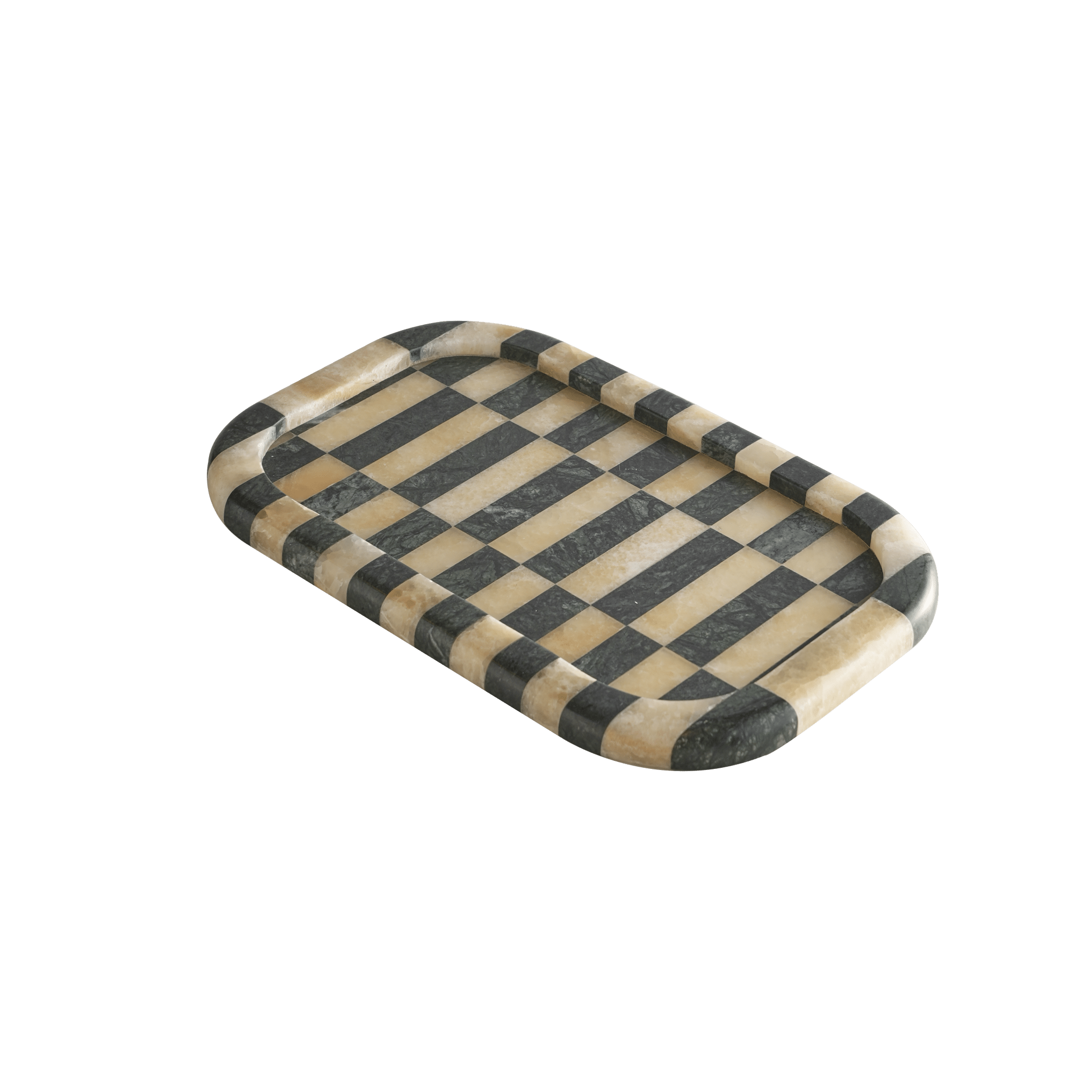 Zenith Ablaq Marble Tray - 73 by Al Ameed